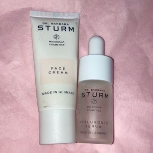 DR BARBARA STURM FACE CREAM HYALURONIC SERUM